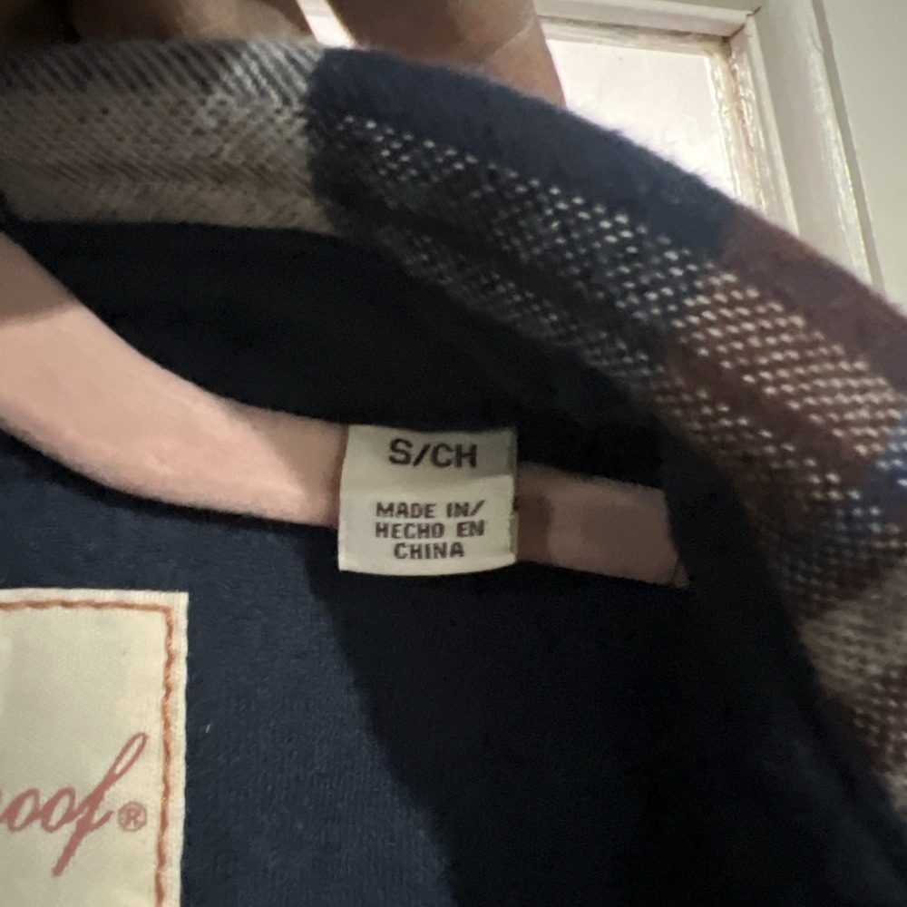 Original Weatherproof SMALL BROWN GRAY 60% Cotton NwT Flannel Jacket Shackleton - Picture 4 of 12